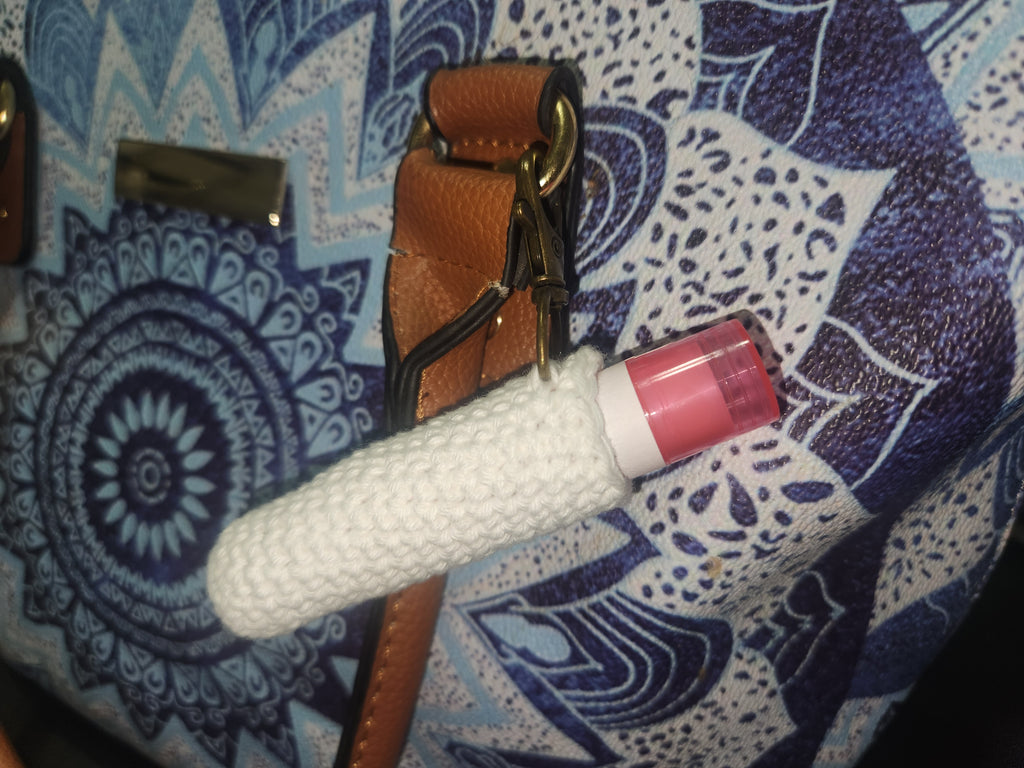 Crocheted Lip Balm Holder