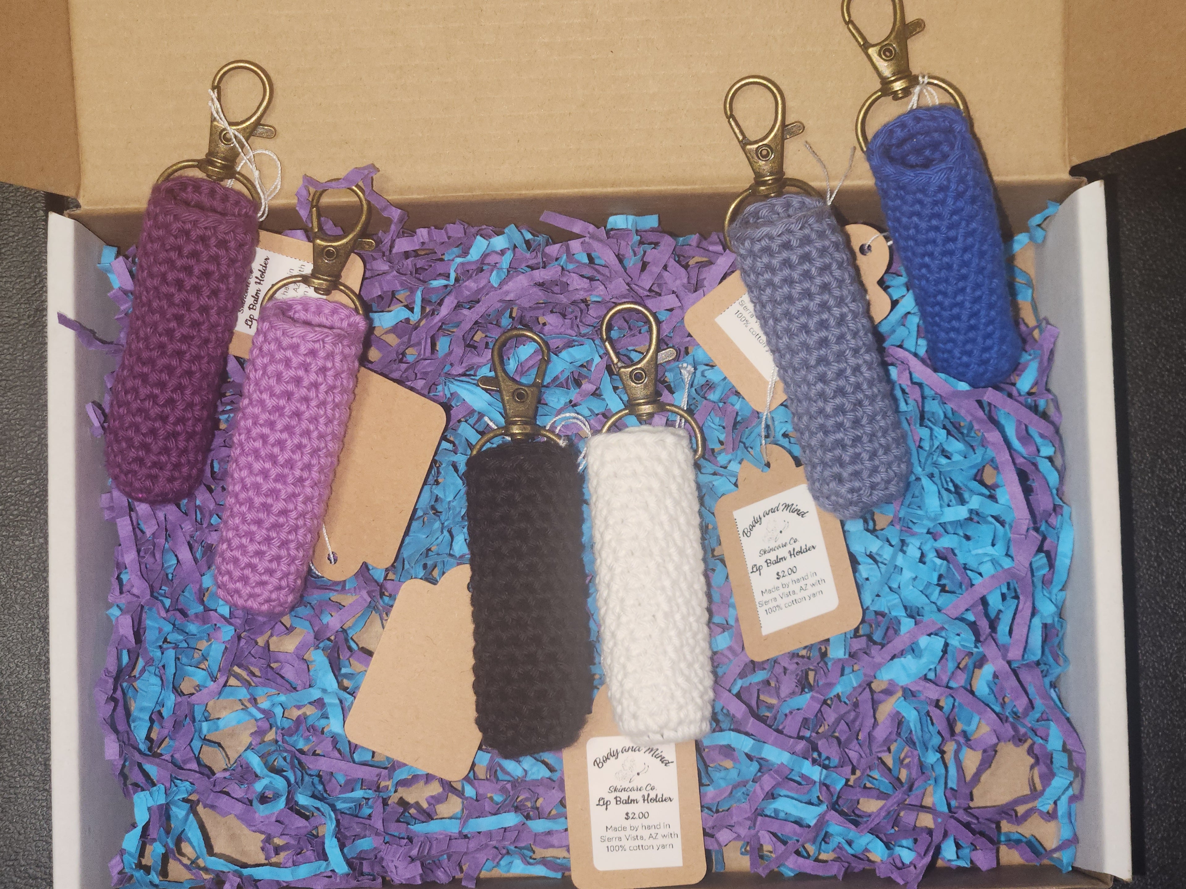 Crocheted Lip Balm Holder